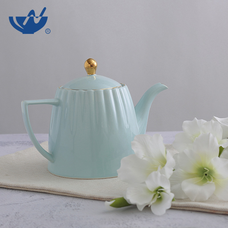 三色色釉茶壶-(8)