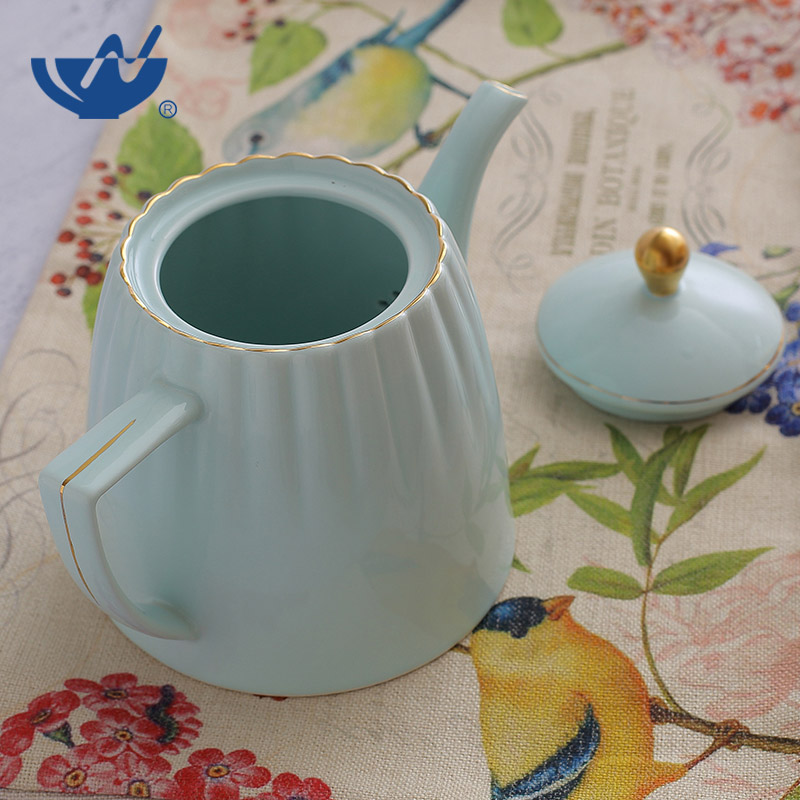 三色色釉茶壶-(9)